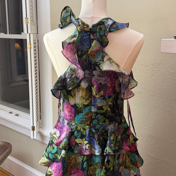 Flor Et. Al Iguala Dress Sz 4 sequin multi Anthropologie new without tags 798$ - Picture 7 of 10